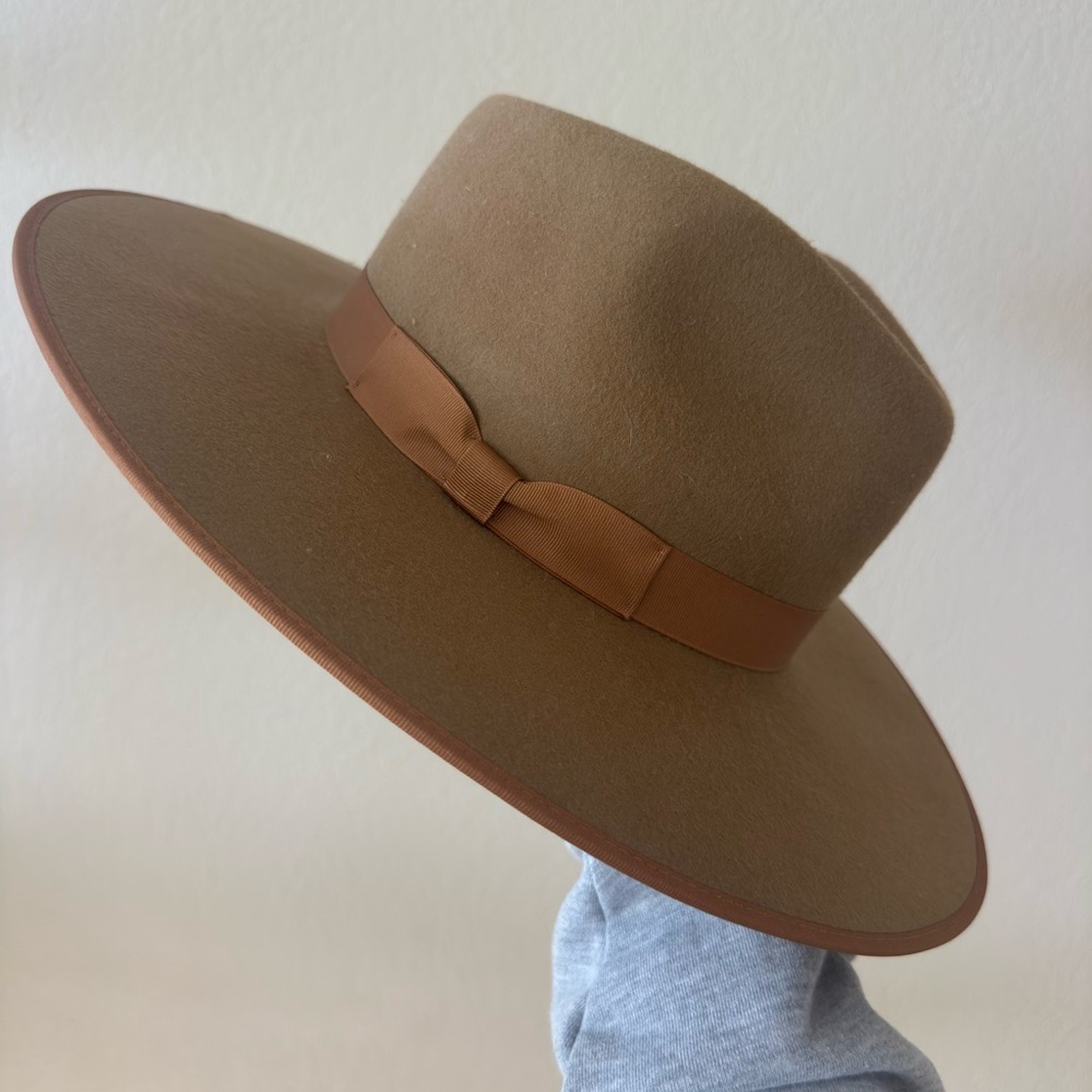 Lack Of Color Classic Brown Wide-Brim Hat